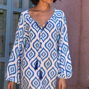 java blue kaftan